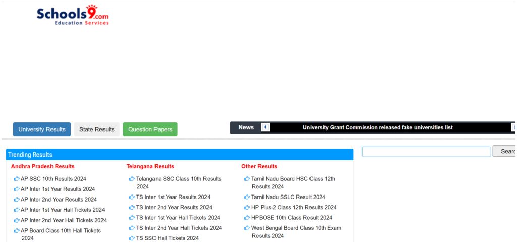 www.schools9.com 2022 education updates and results.
