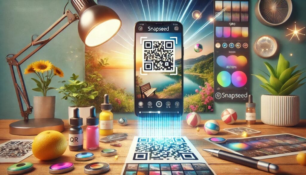 Snapseed QR Codes enhancing photo editing efficiency and workflow.