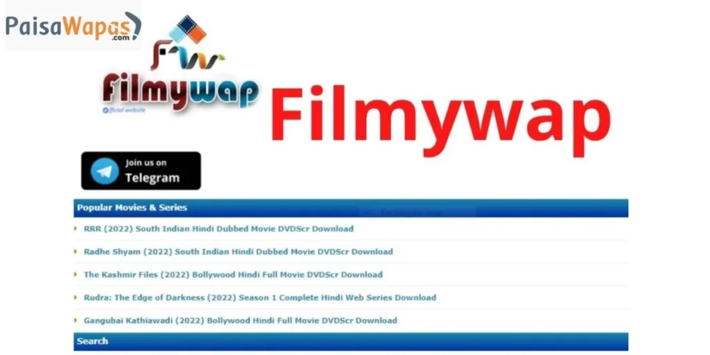 Filmywap 2022 latest movies platform for free downloads and streaming