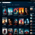 300mbmovies4u website interface with a collection of movie posters.