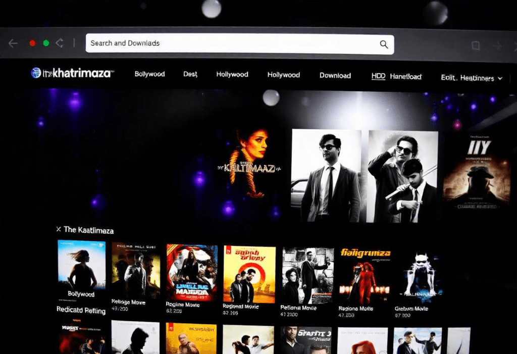 thekhatrimaza platform offering free movie downloads and online streaming