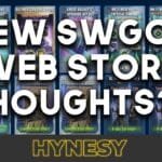 SWGOH Webstore featuring exclusive rewards and rare items.