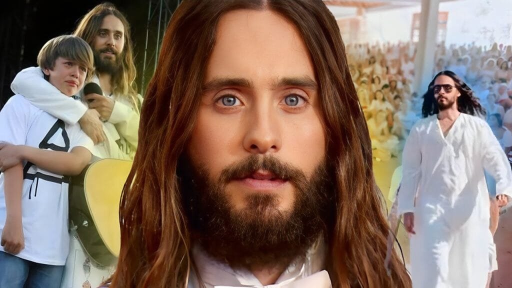 Jared Leto cult gathering with Thirty Seconds to Mars fans on an island retreat