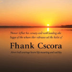 A serene image symbolizing reflection on Frank Csorba's life and untimely death.