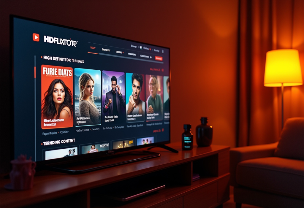 Stream4u online streaming platform interface showcasing HD movies and TV shows with a user-friendly design.