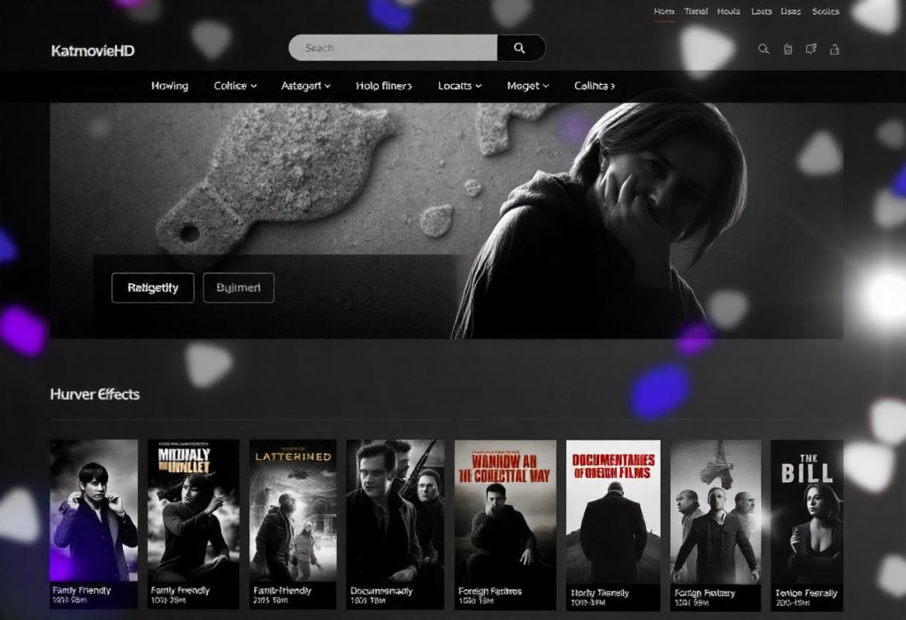 KatmovieHD website interface showcasing movie collection