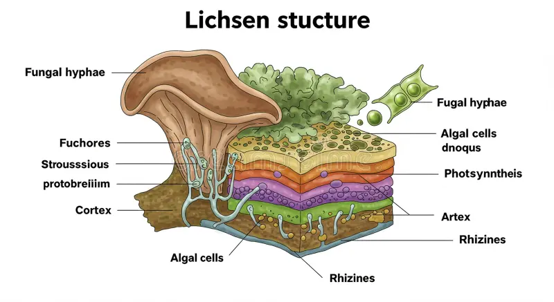 lichen diagram