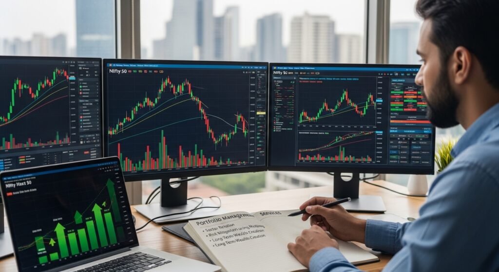 How Portfolio Management Services Use Nifty Trends for Consistent Growth?